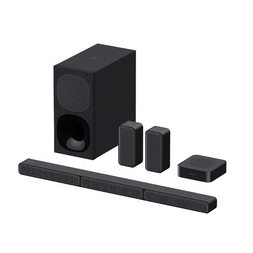 Sony HT-S40R Real 5.1ch Dolby Audio Soundbar for TV with Subwoofer &  Wireless Rear Speakers, 5.1ch Home Theatre System (600W, Bluetooth & USB  Connectivity, HDMI & Optical Connectivity, Sound Mode) - Khosla