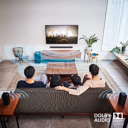 Sony Real Subwoofer Connectivity, & Connectivity, Mode) Sound Khosla Speakers, 5.1ch Optical Bluetooth Theatre Soundbar System with - for Dolby & TV HT-S40R Rear Home 5.1ch (600W, Wireless USB Audio & HDMI