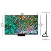 Samsung 138 cm (55 inches) 4K Ultra HD Smart NEO QLED TV QA55QN90BAKLXL  (Titan Black) : : Electronics