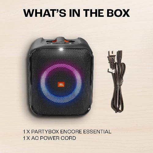 JBL PartyBox Encore Essential 100W Powerful Sound Wired Portable
