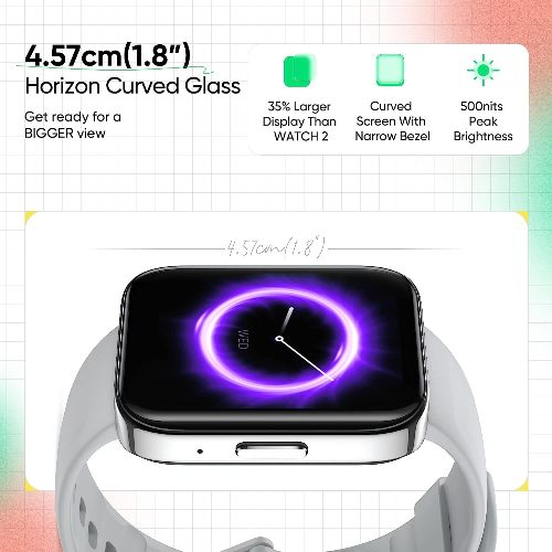 realme Watch 3 - 1.8 inch Horizon Curved Display with Bluetooth Calling Smartwatch  Price in India - Buy realme Watch 3 - 1.8 inch Horizon Curved Display with  Bluetooth Calling Smartwatch online at